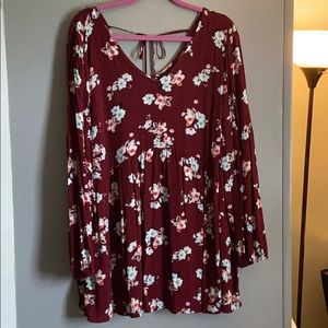 Lane Bryant Floral Flowy Top